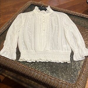 New York & Company White Blouse